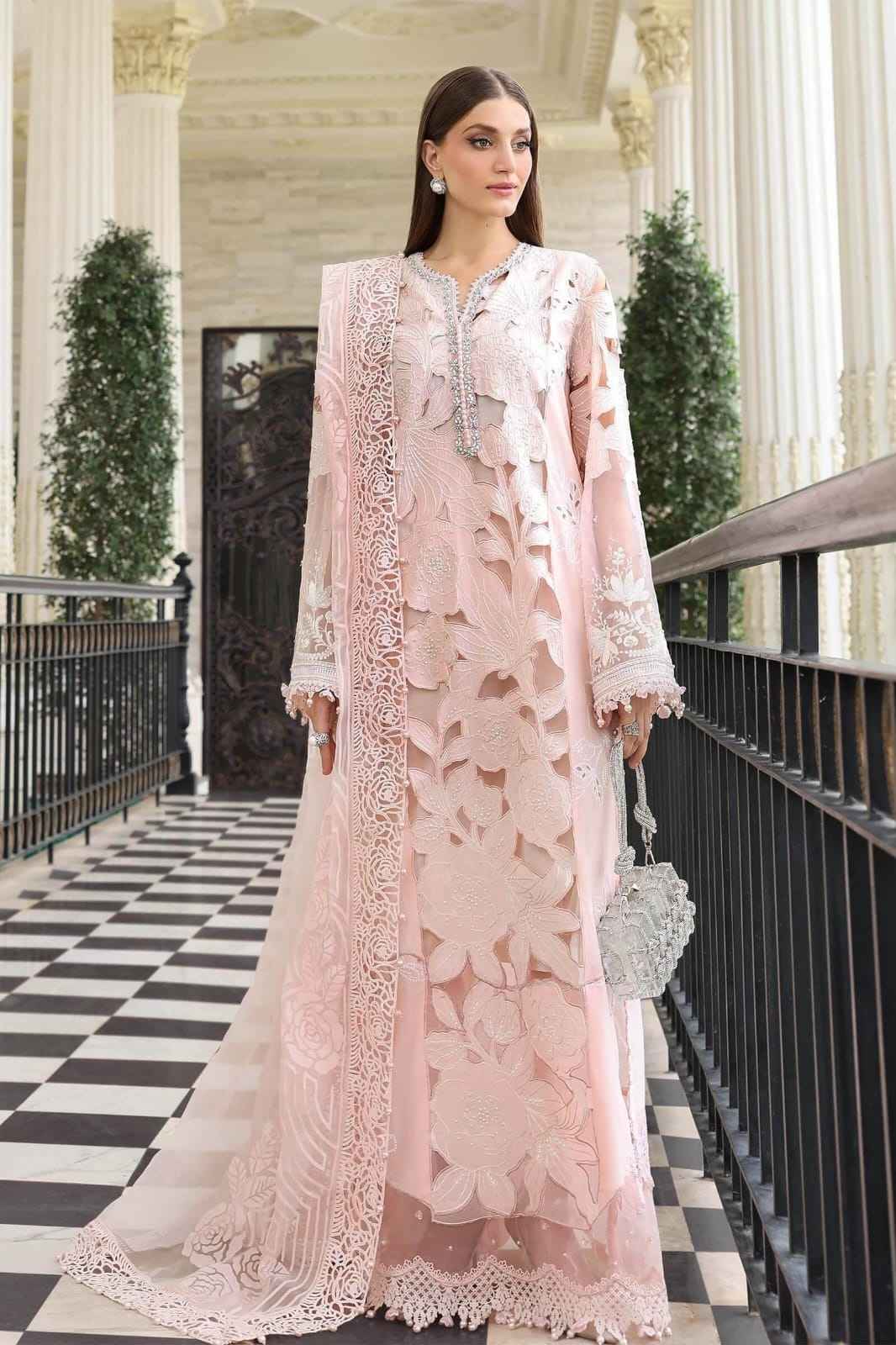 Maria B Summer Lawn 3 pcs 108 Pink