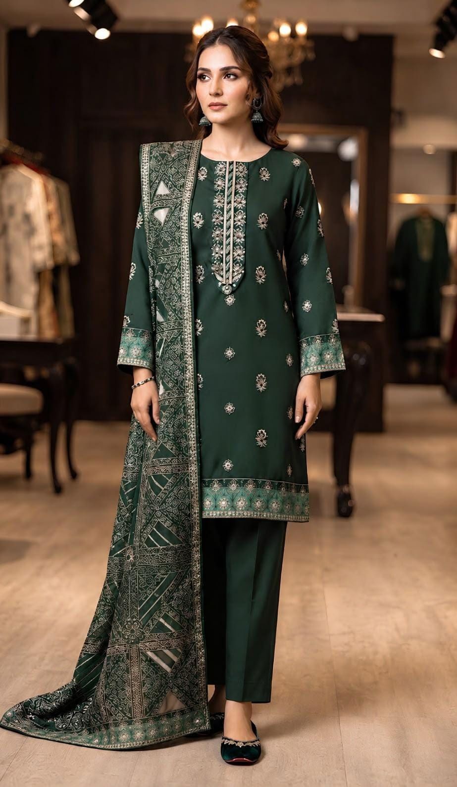 Embroidred Khaddar Collection
