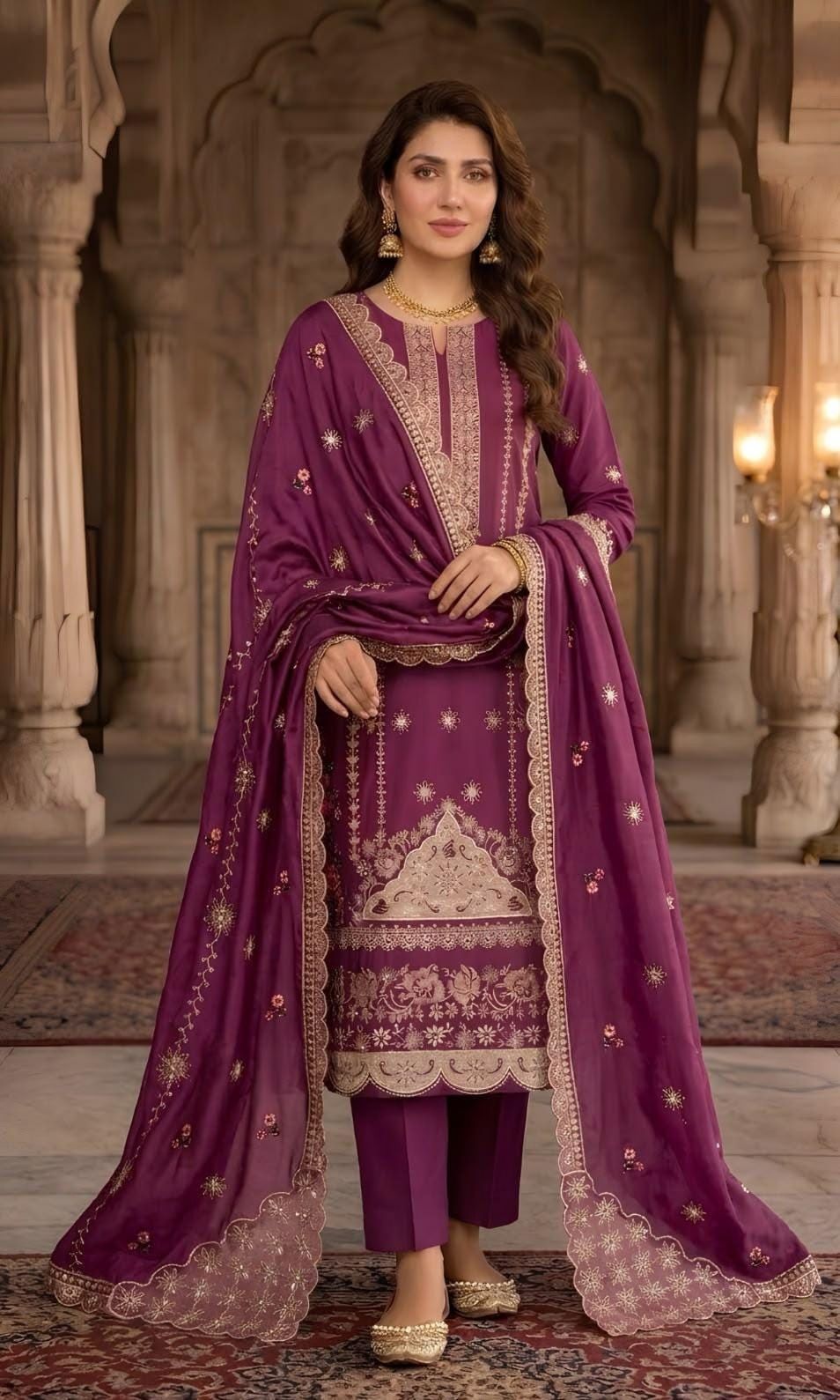 Ladies Embroidered Dress